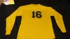 Harrisburg Hustlers HBG #16, Long Sleeve Shirt (yellow and black), black